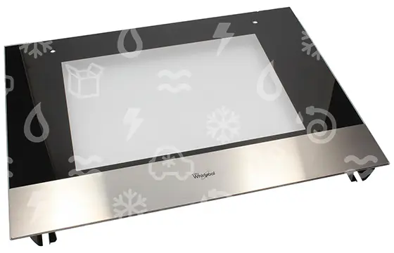 sklo dveří trouby WHIRLPOOL, vnější, 480121103584